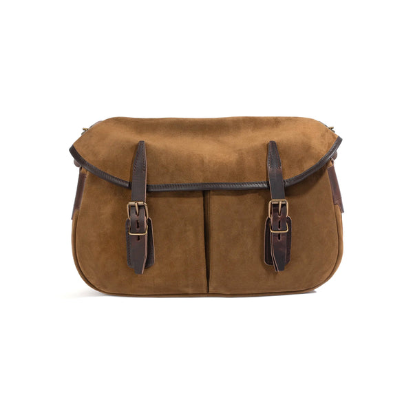 Bleu de Chauffe Fisherman Musette Suede S - Tobacco