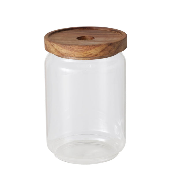 Boltze A Tavola Small Clear Glass Storage Jar