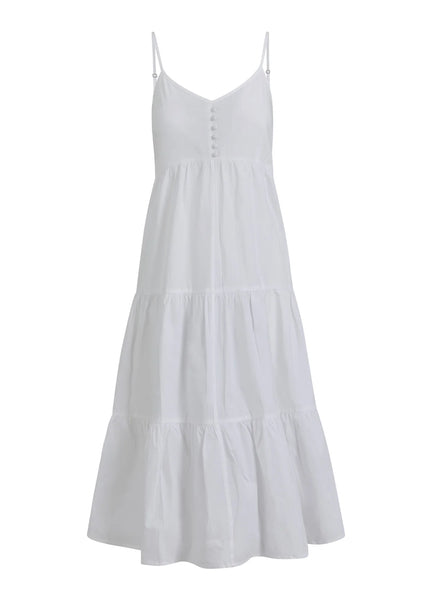 Anorak Cc Heart Lara White Cotton Sun Dress W