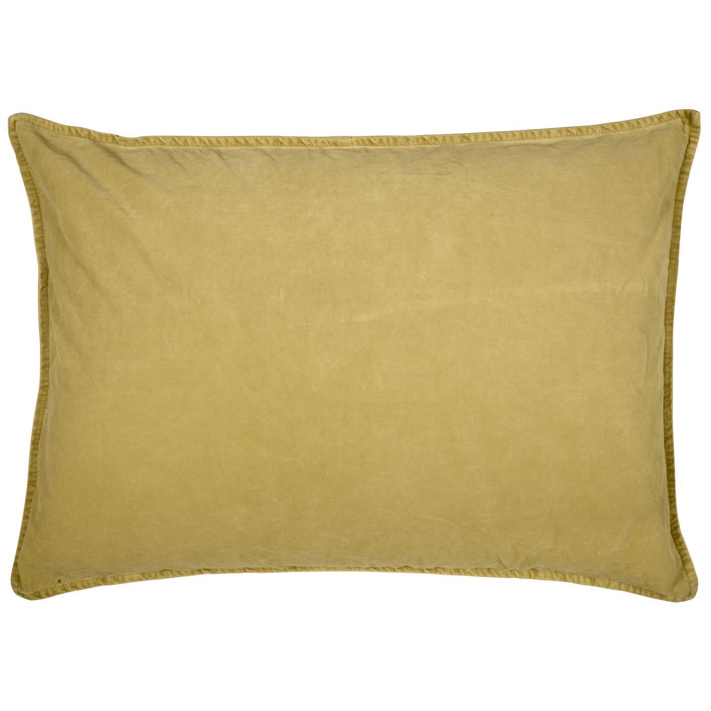 Ib Laursen Cushion cover velvet,  lemon drop