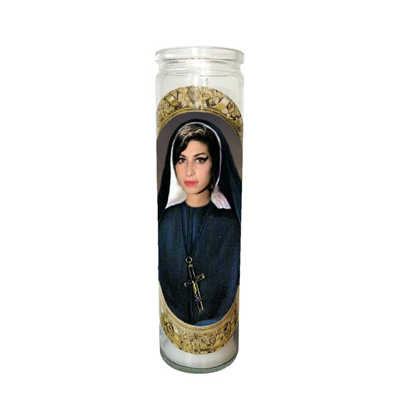 Shrine On Amy Winehouse Candle