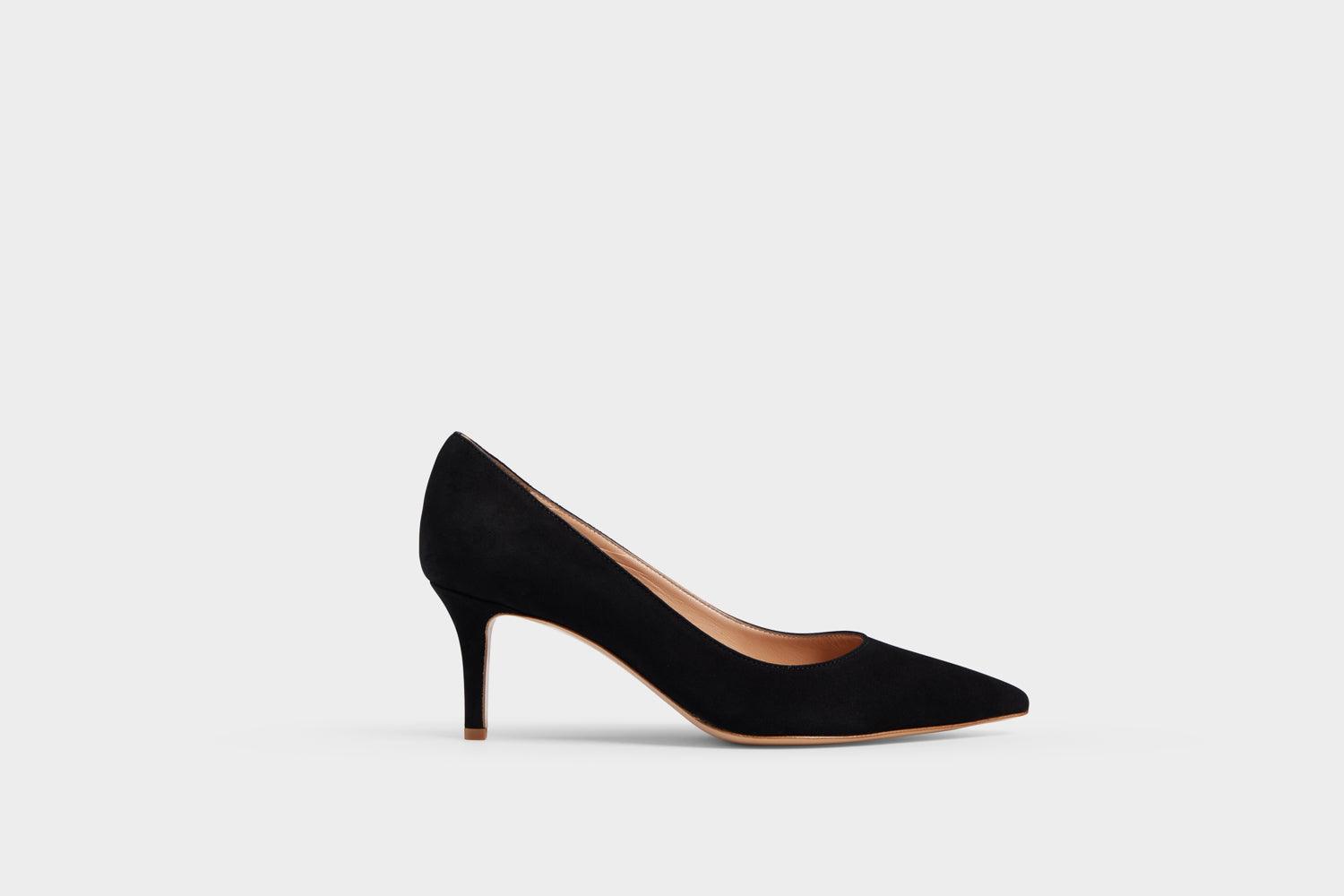 MADE THE EDIT Milly Black Suede Heel