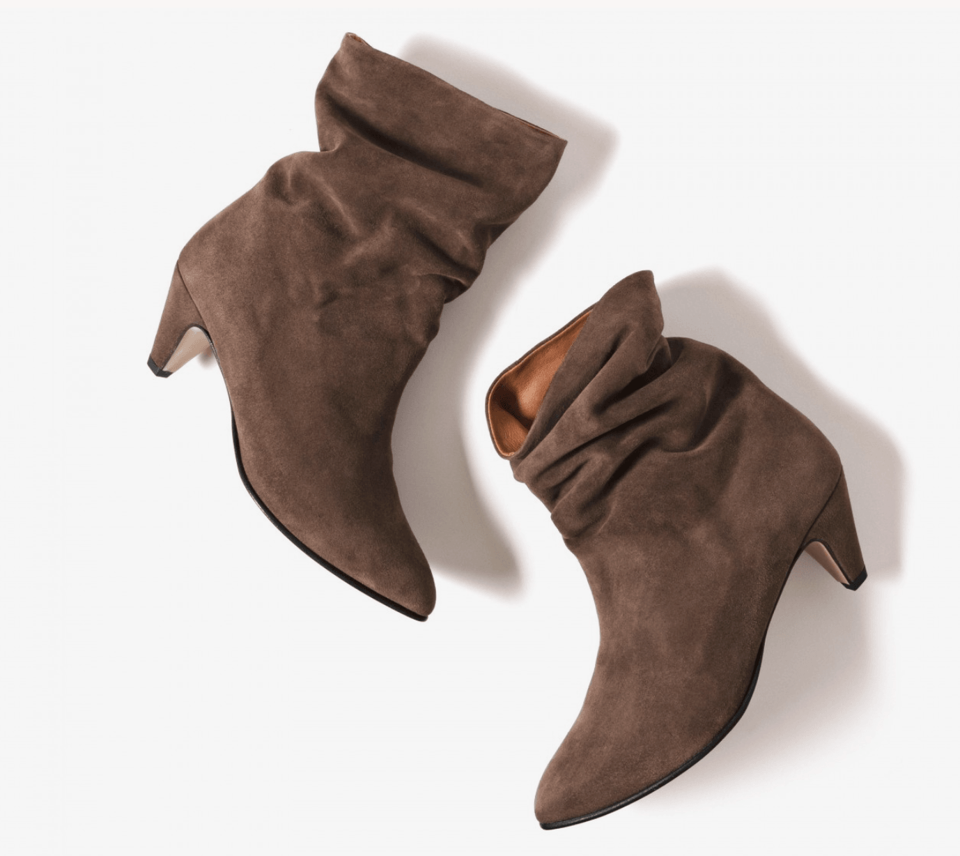 Trouva Dark Taupe Suede Vully Boot