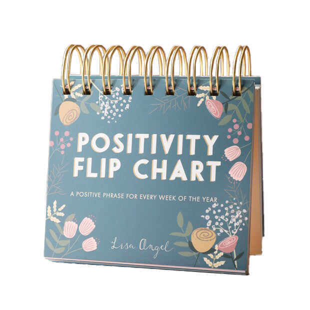 Lisa Angel Floral Positivity Flip Chart