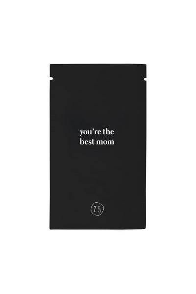 Zusss Maskertje Moederdag "you're The Best Mom" Japans Water, Zwart