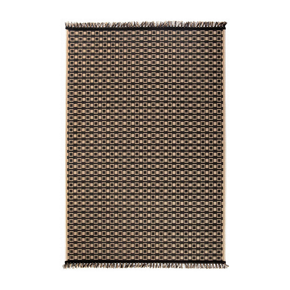 Terra Nomade 160 x 230cm Natural and Black Indoor Outdoor Carpet
