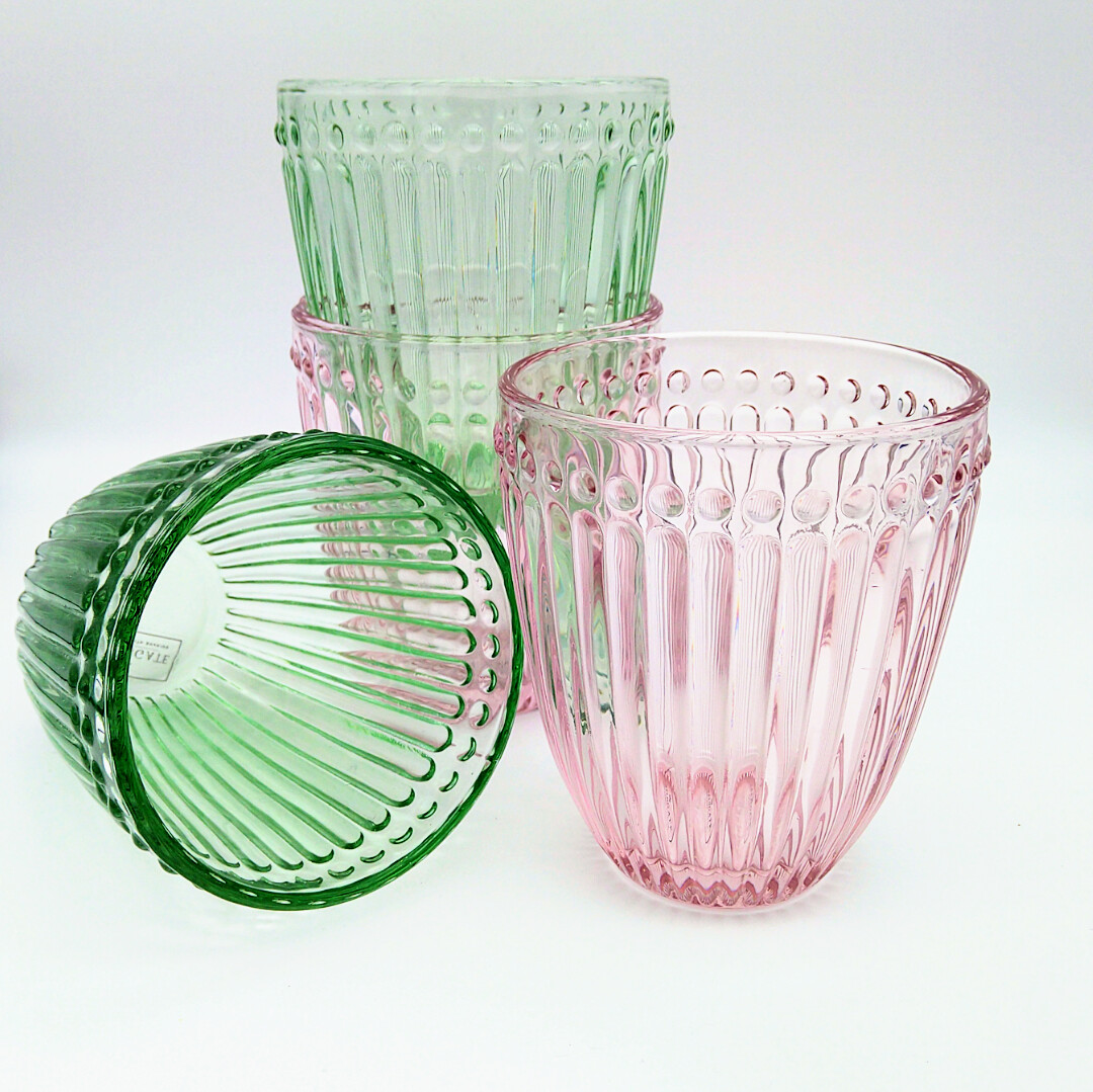 Green Gate Water Glass Alice Pale Pink Pack 6 units