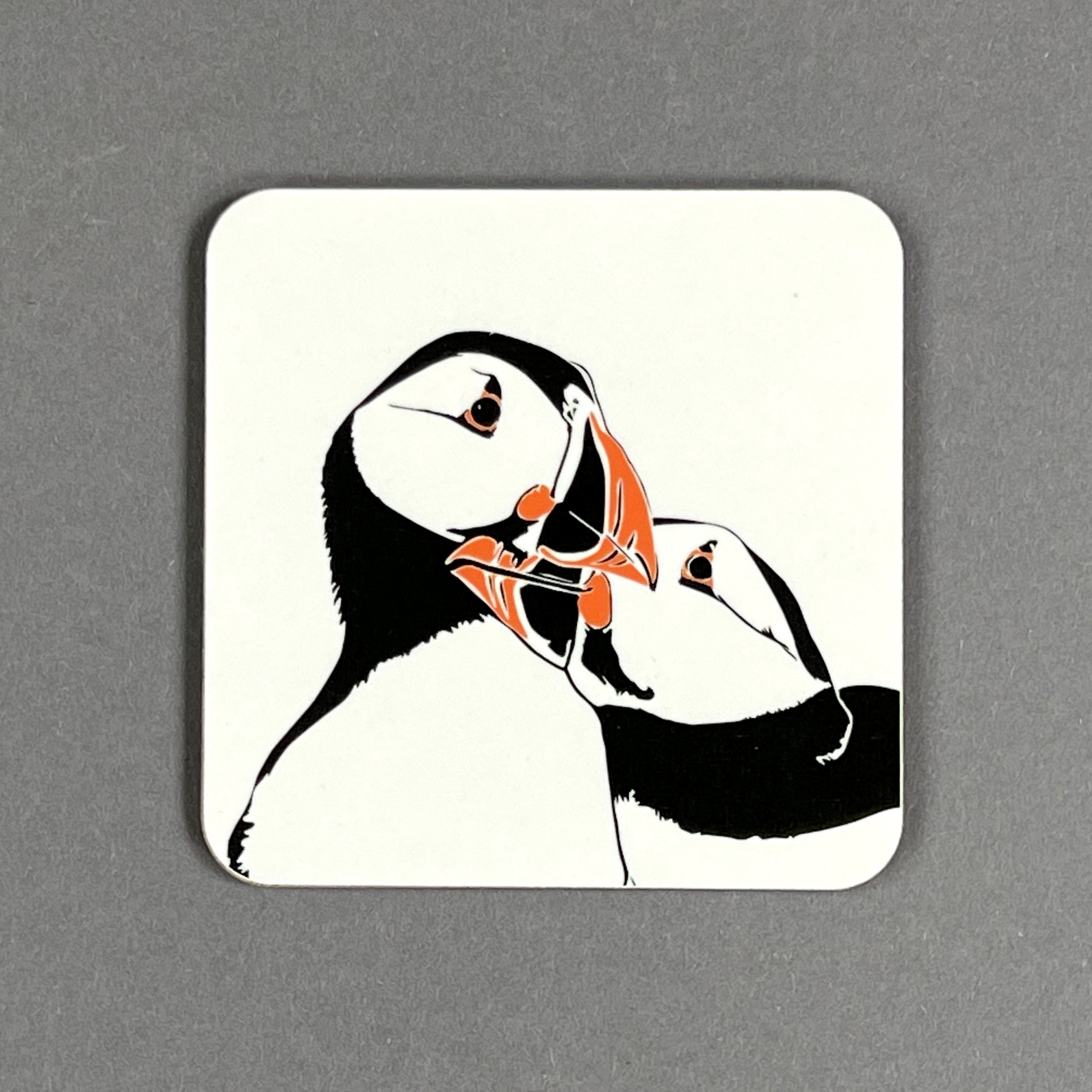 Penguin Ink Puffin Nuzzle Coaster
