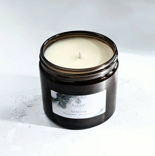 Bloom Remedies Serenity Essential Oil Aromatherapy Candle