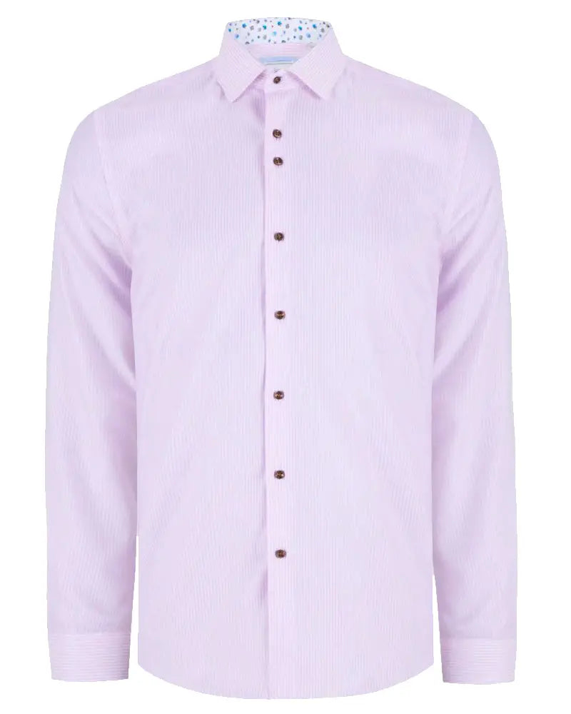 Marnelli Sartoria Pinstripe Shirt - Pink/white