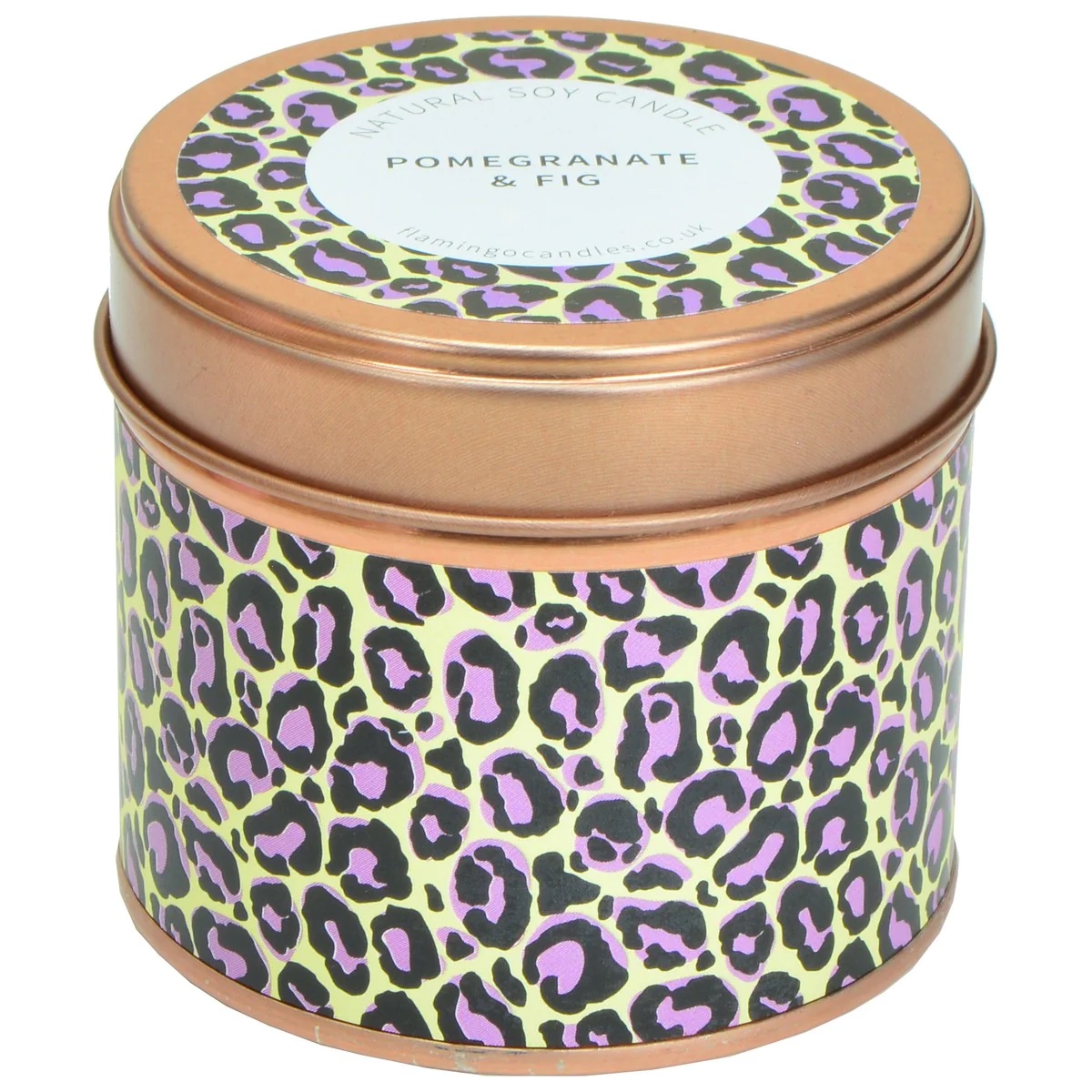 Flamingo Pomegranate & Fig Soy Candle