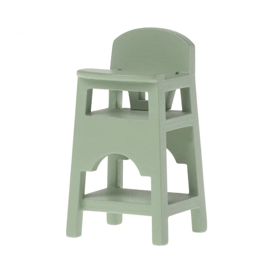 Maileg High Chair, Mouse - Mint