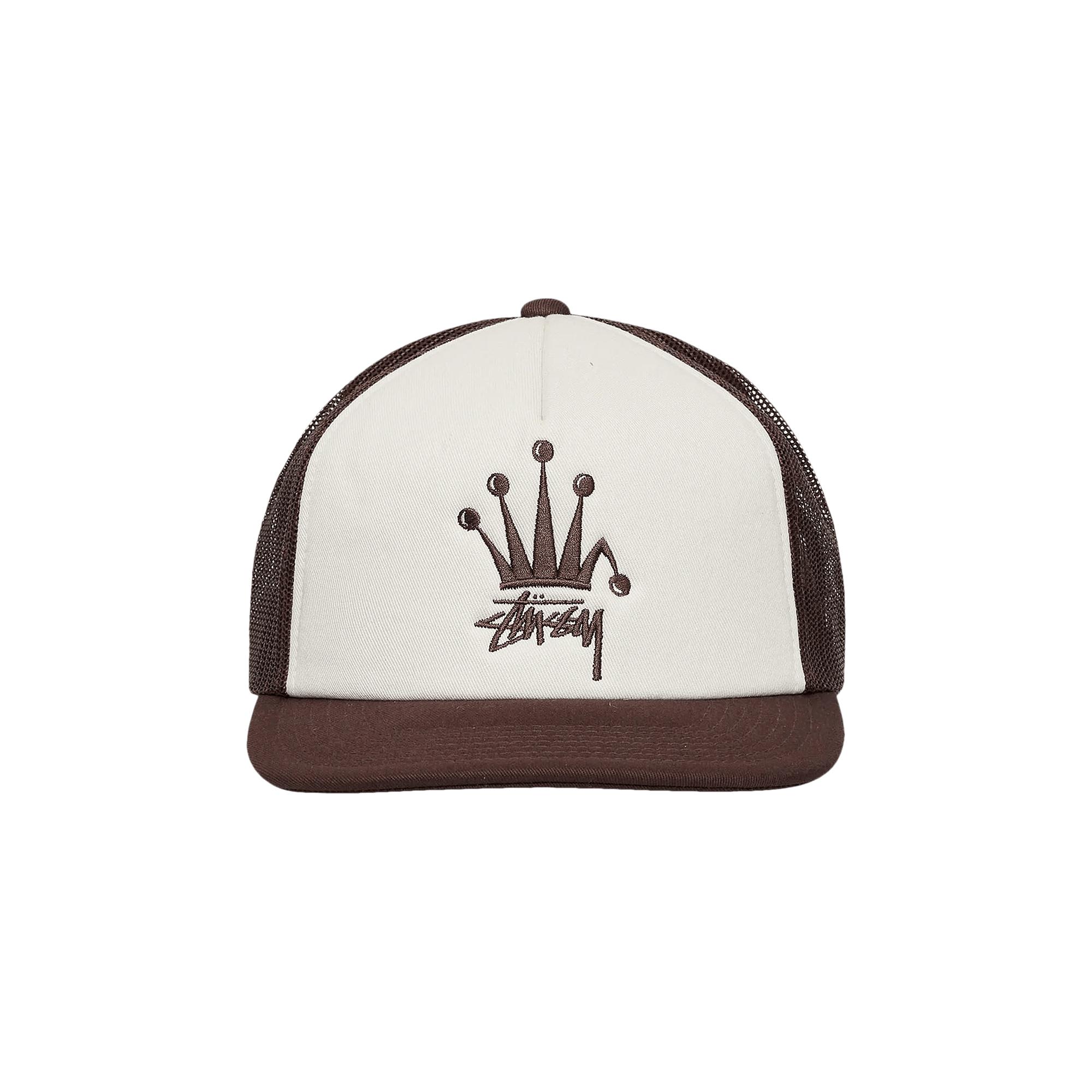 CROWN STOCK TRUCKER CAP BROWN | Trouva