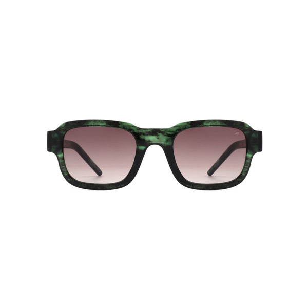 A Kjærbede Green Marble Transparent Halo Sunglasses