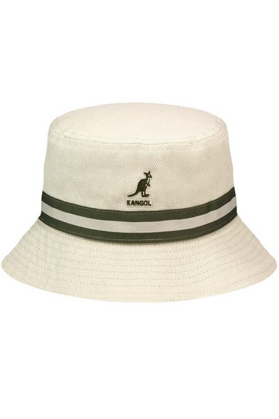 Kangol Beige Stripe Lahinch Hat 