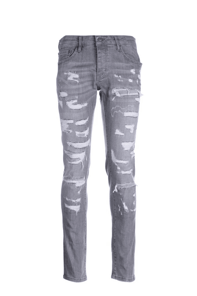 7th Hvn Light Grey 502 5 Jeans