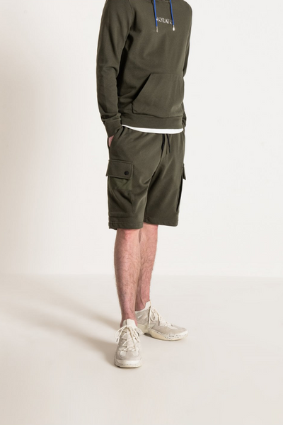 ANTONY MORATO Khaki Cargo Jersey Shorts 