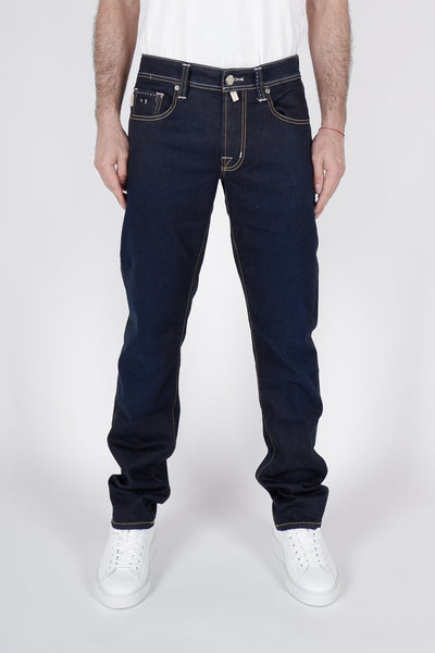 Tramarossa Dark Blue Michelangelo Zip Jeans