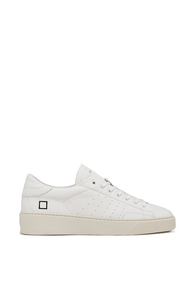D.A.T.E White Levante Calf Sneakers