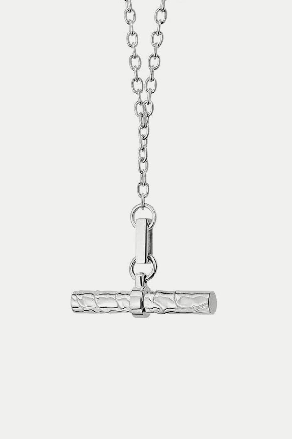 Daisy London Silver Treasures Oyster T-bar Necklace