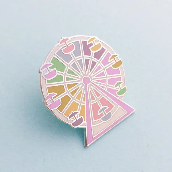 Hand Over Your Fairy Cakes Pastel Ferris Wheel Enamel Pin