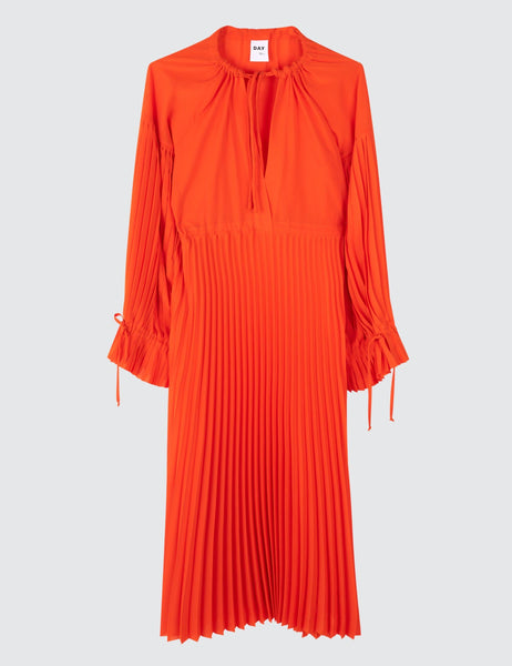 DAY Birger Leighton Flame Pleated Dress