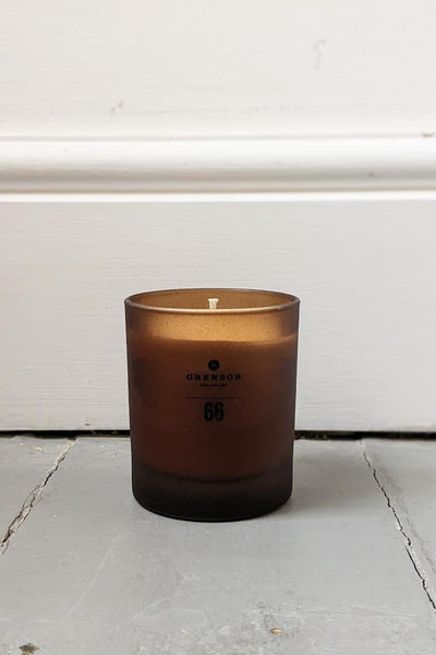 Grenson 66 Green Grass Spice and Wood Candle