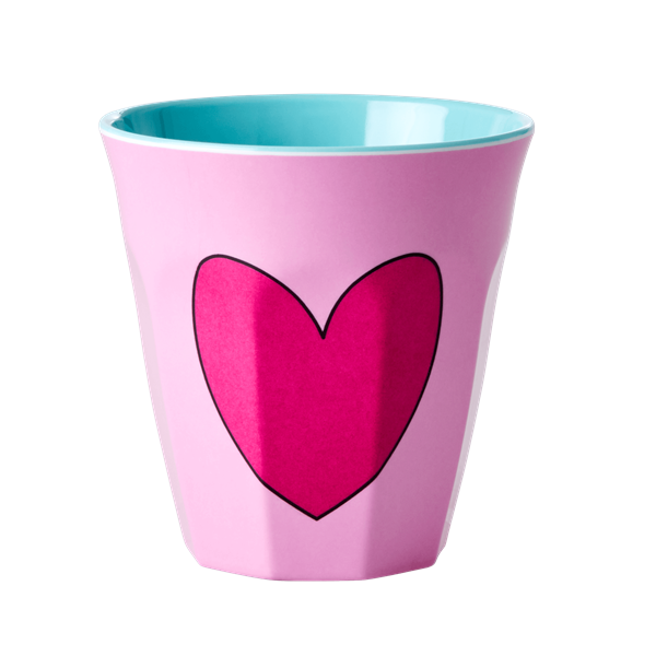 rice Melamine Cup With Heart