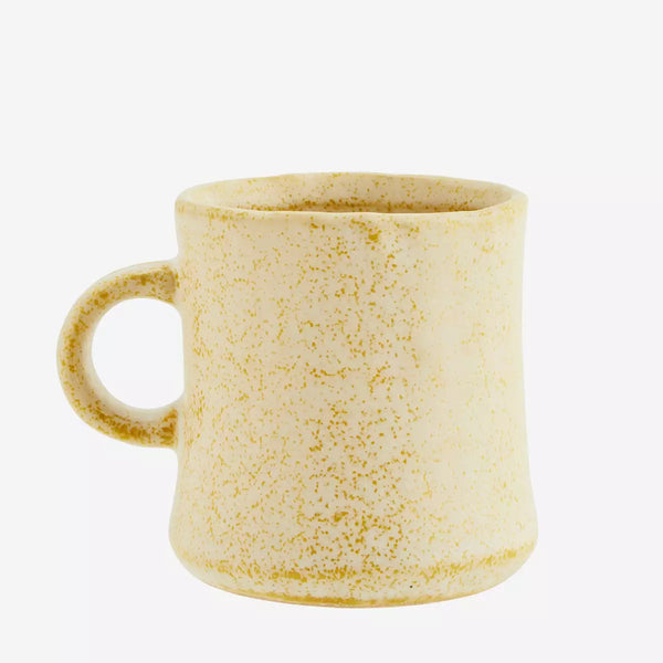 Madam Stoltz Yellow Stoneware Mug