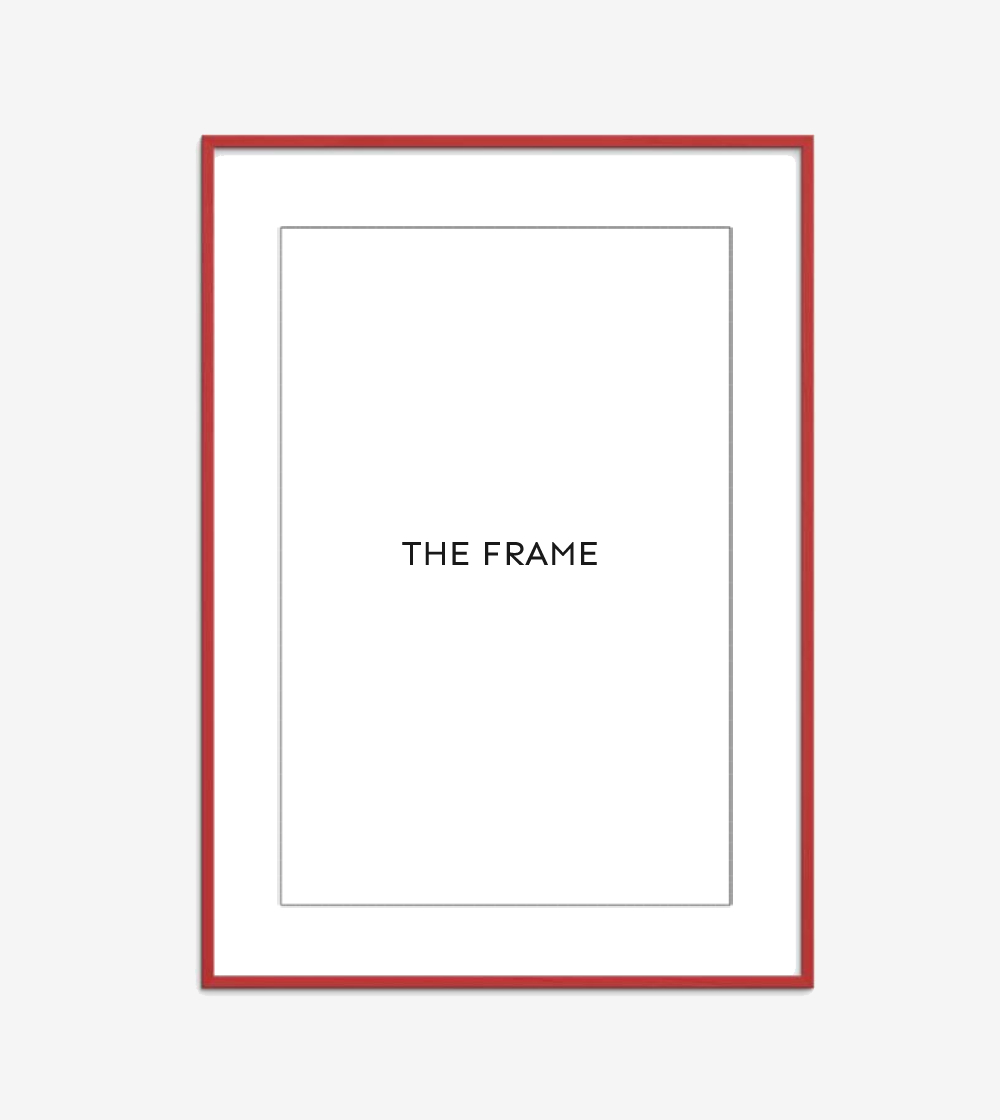 Poster & Frame Red Frame 50x70