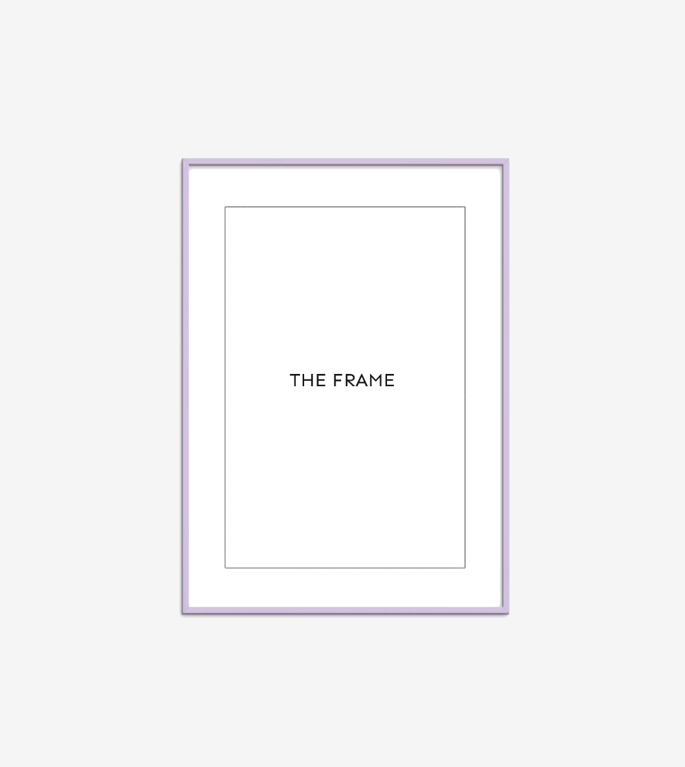 Poster & Frame Lilac Frame 30x40