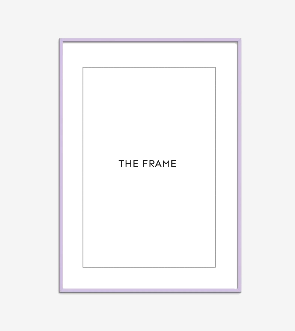 Poster & Frame Lilac Frame 50x70