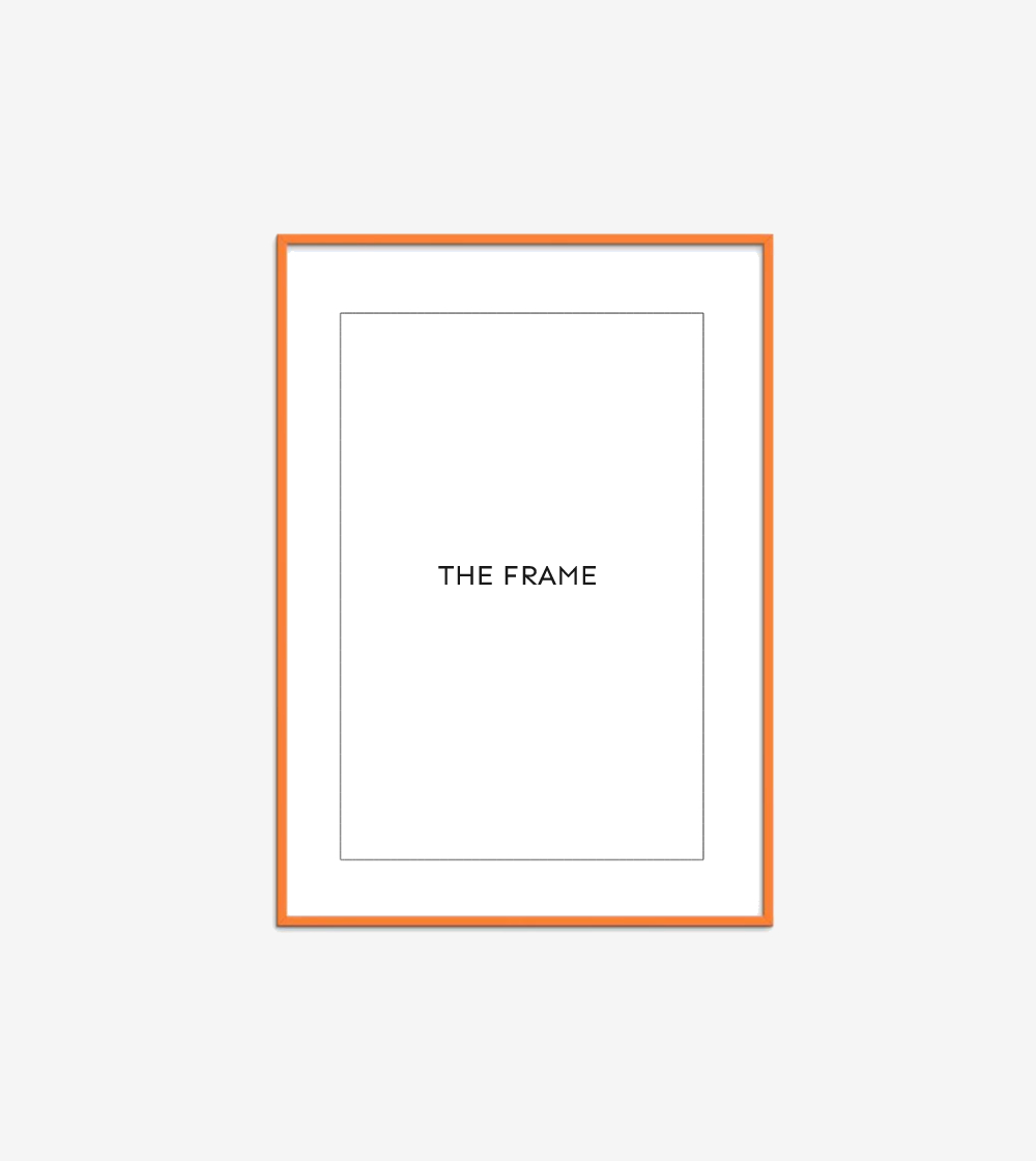 Poster & Frame Orange Frame 30x40