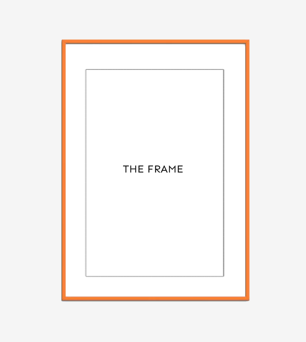 Poster & Frame Orange Frame 50x70