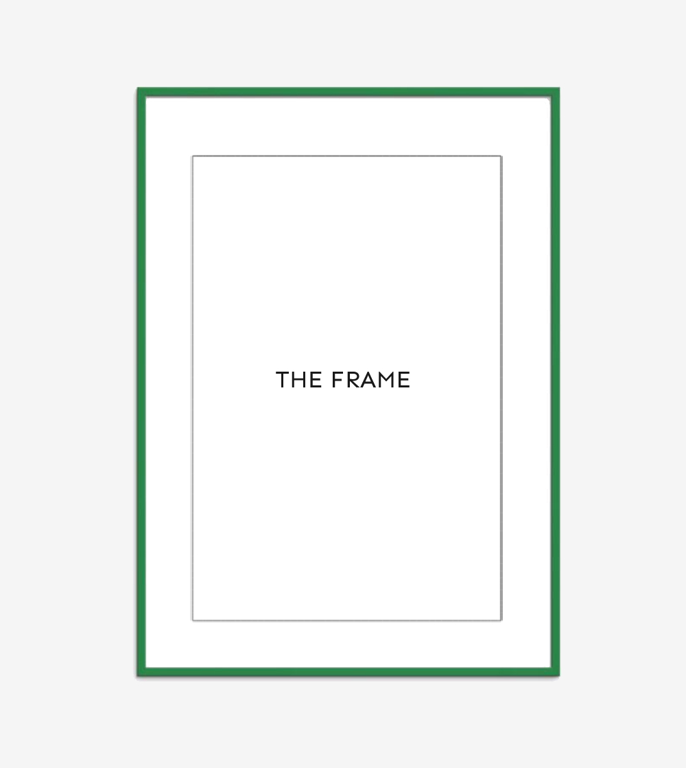 Poster & Frame Green Frame 50x70