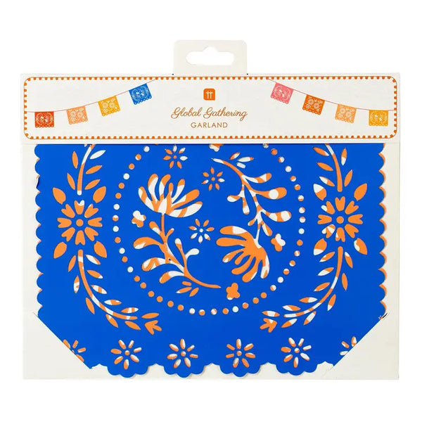 Talking Tables Colourful Mexican Papel Picado Bunting - 4m