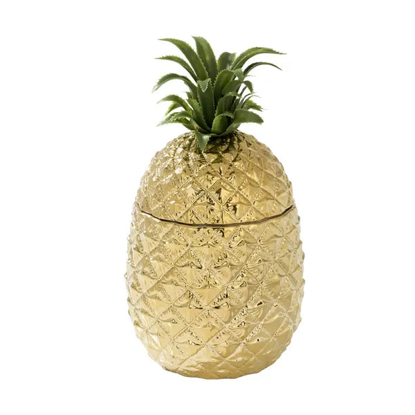 Talking Tables Gold Pineapple Ice Bucket With Lid