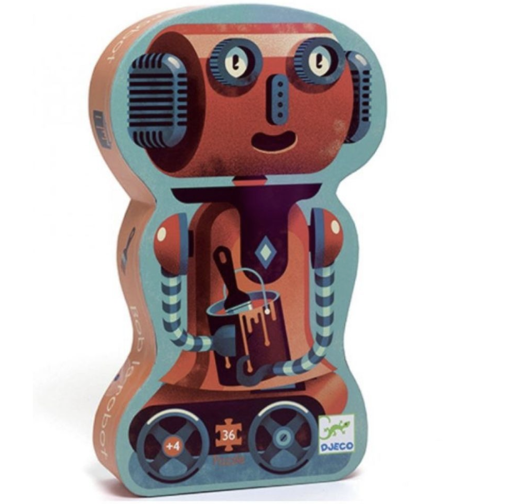 Djeco  Bob The Robot Puzzle Jigsaw Age 4+