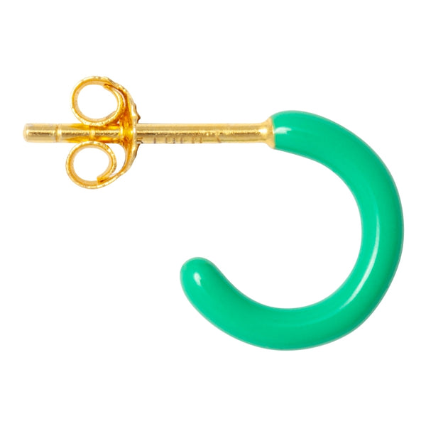 LULU Copenhagen Light Green Color Hoop Earring