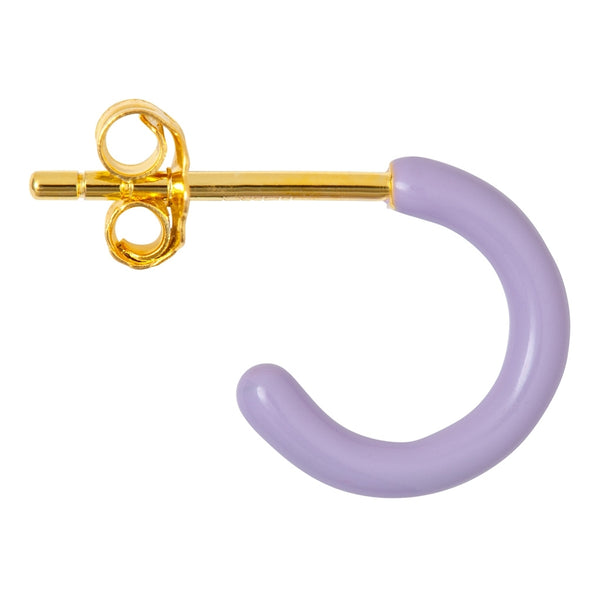LULU Copenhagen Purple Color Hoop Earring