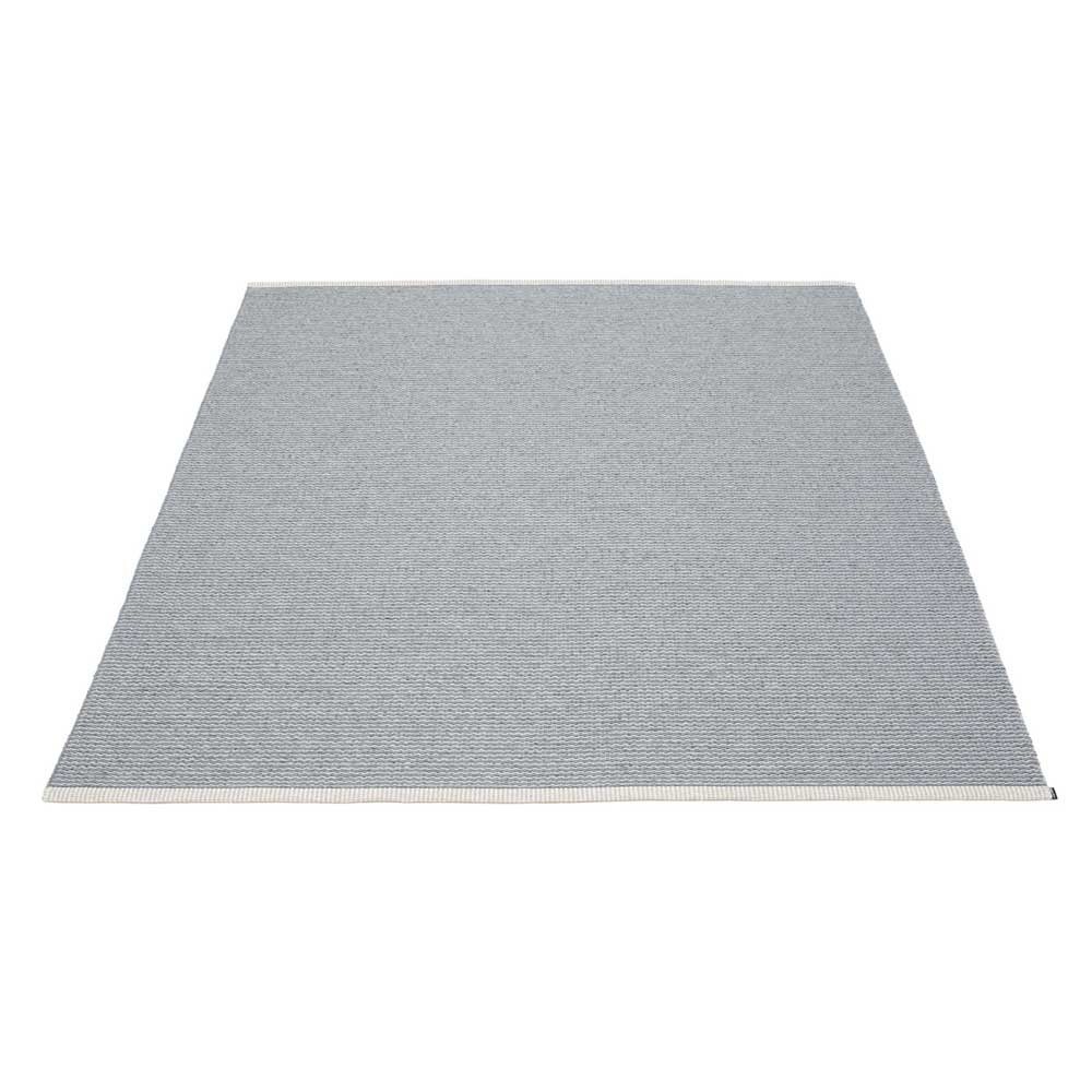 Pappelina Pappelina Mono Design Washable Durable Floor Rug 180x300cm Storm Grey & Light Grey