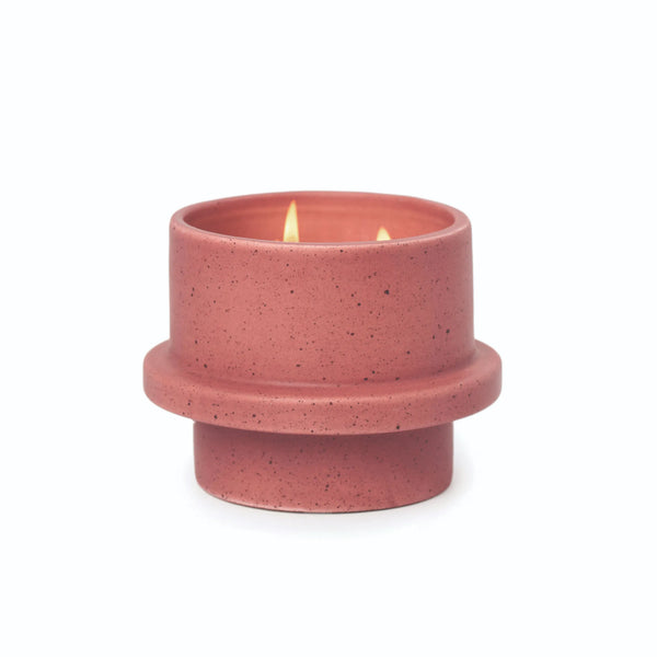 paddy-wax-folia-matte-speckled-ceramic-candle-326g-red-saffron-rose