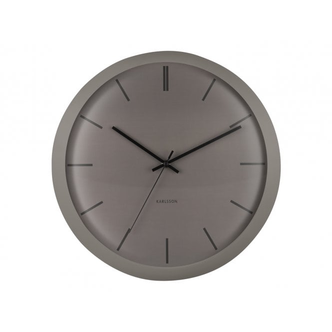 Karlsson Dark Warm Grey Nirvana Globe Wall Clock | 40cm 