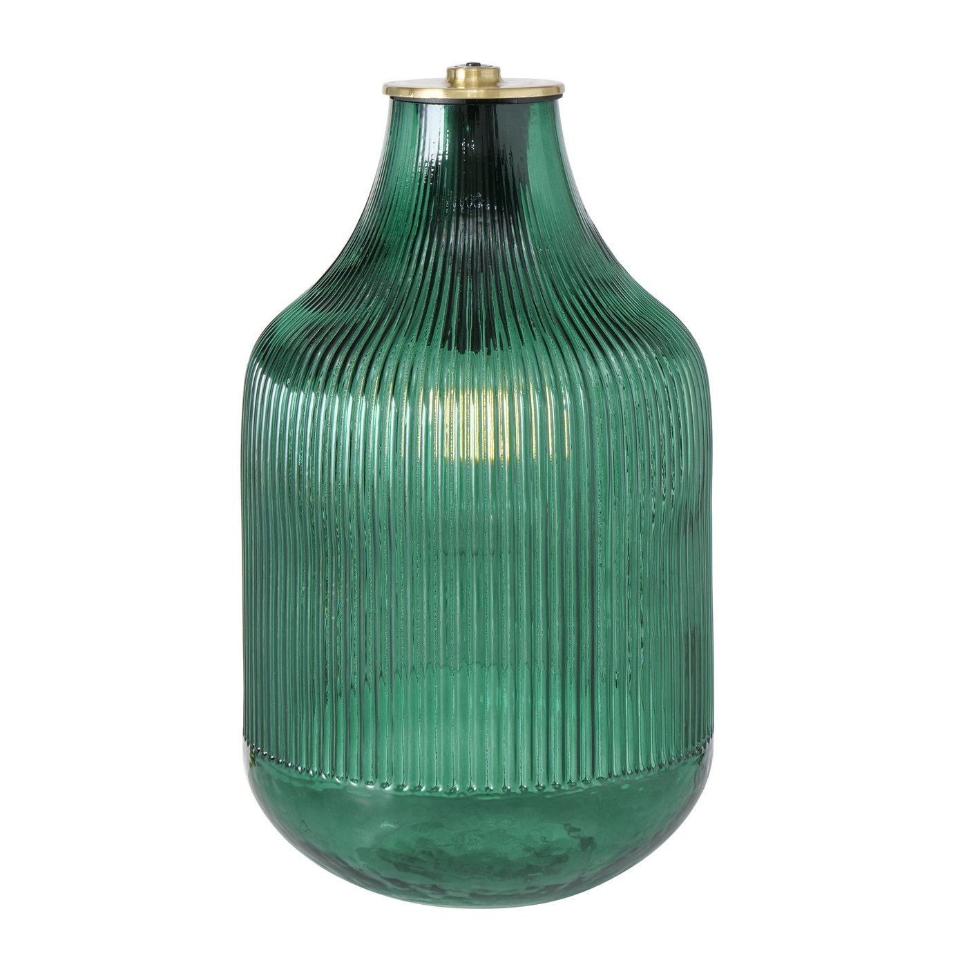 &Quirky Malina Battery Operated Green Bottle Lamp