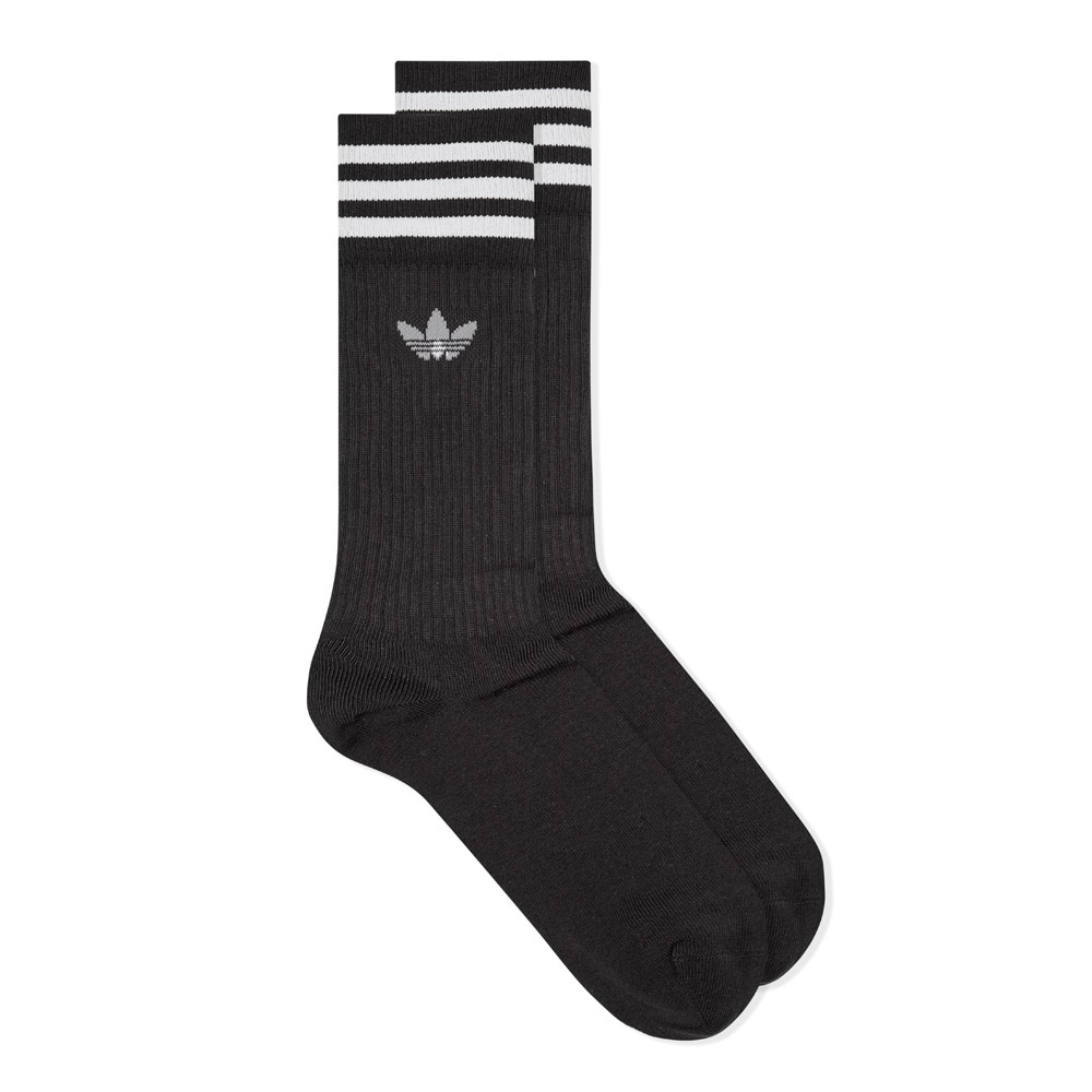 Adidas Black and White Crew Socks