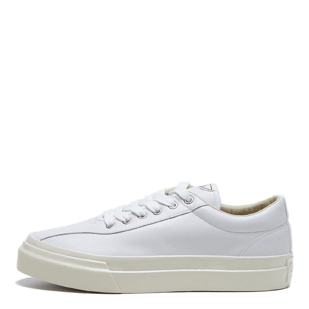 Stepney Workers Club Off White Dellow Leather Trainers