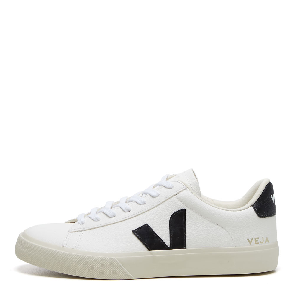 Veja White/black Campo Chrome Free Leather Trainers