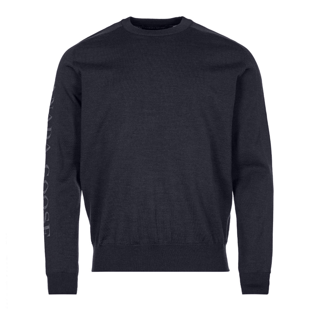 Canada Goose Marine Navy Welland Knitted Sweater 