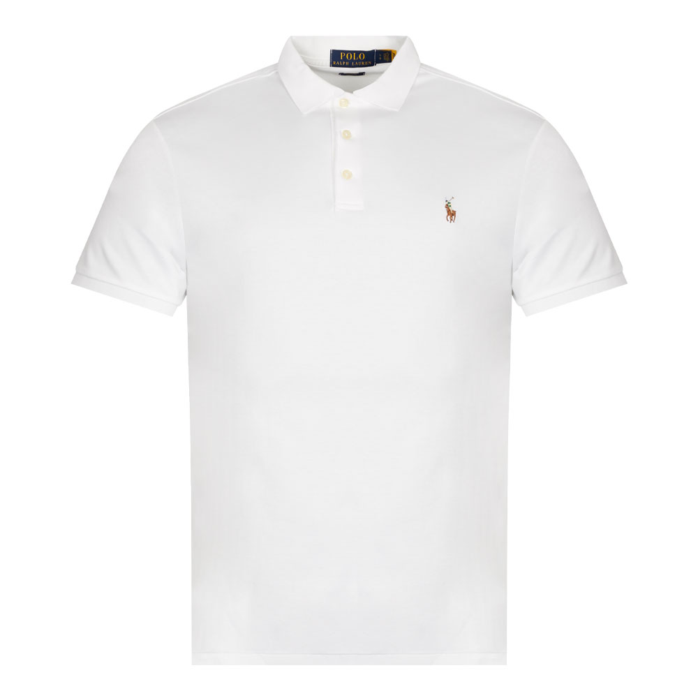 Polo Ralph Lauren White Slim Fit Polo Shirt 