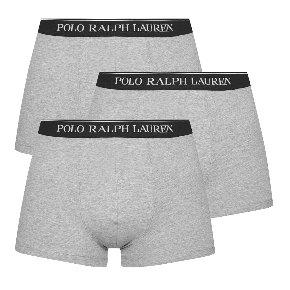 Polo Ralph Lauren Pack of 3 Grey Classic Trunks 